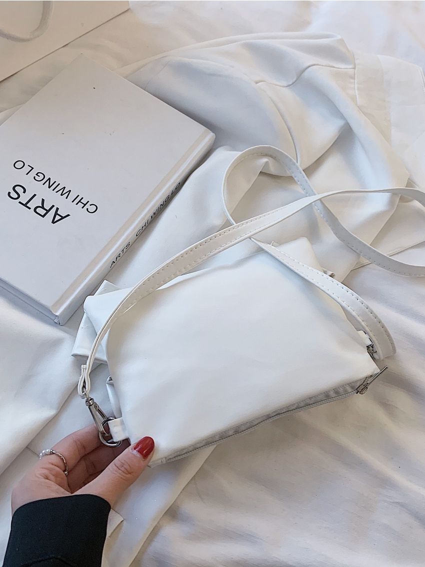 Mini Bow Decor Square Bag