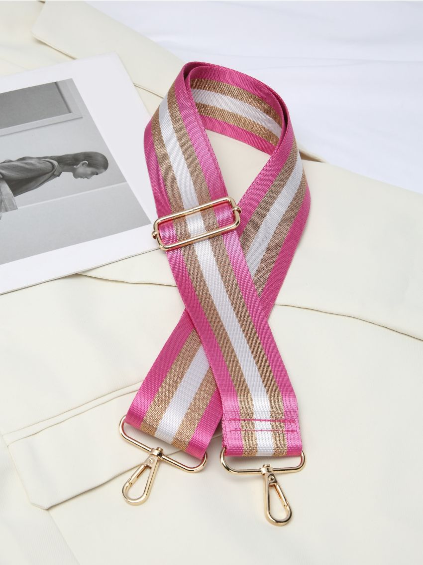 Striped Pattern Bag Strap