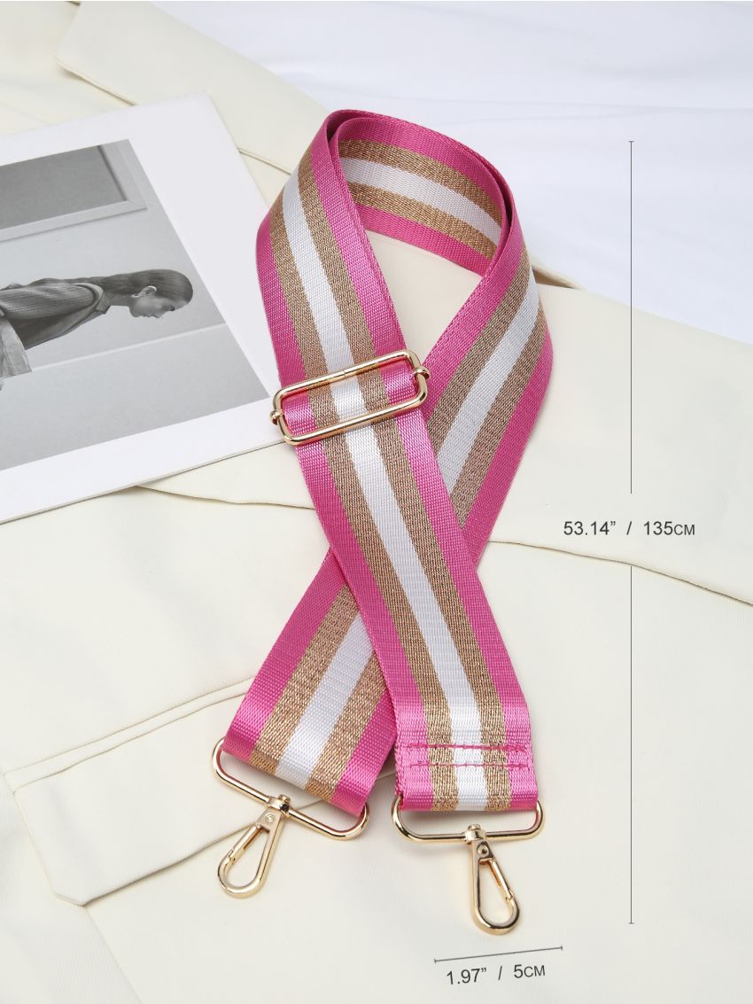 Striped Pattern Bag Strap