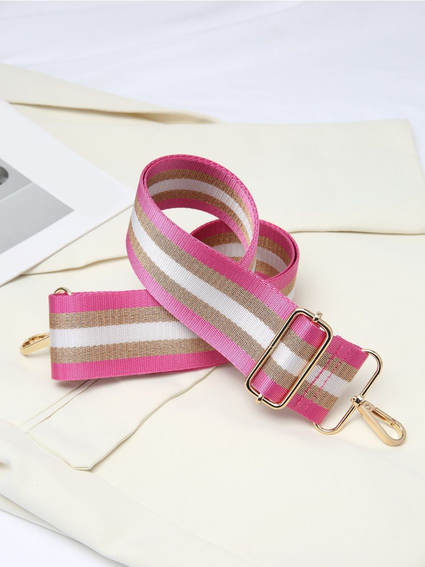 Striped Pattern Bag Strap