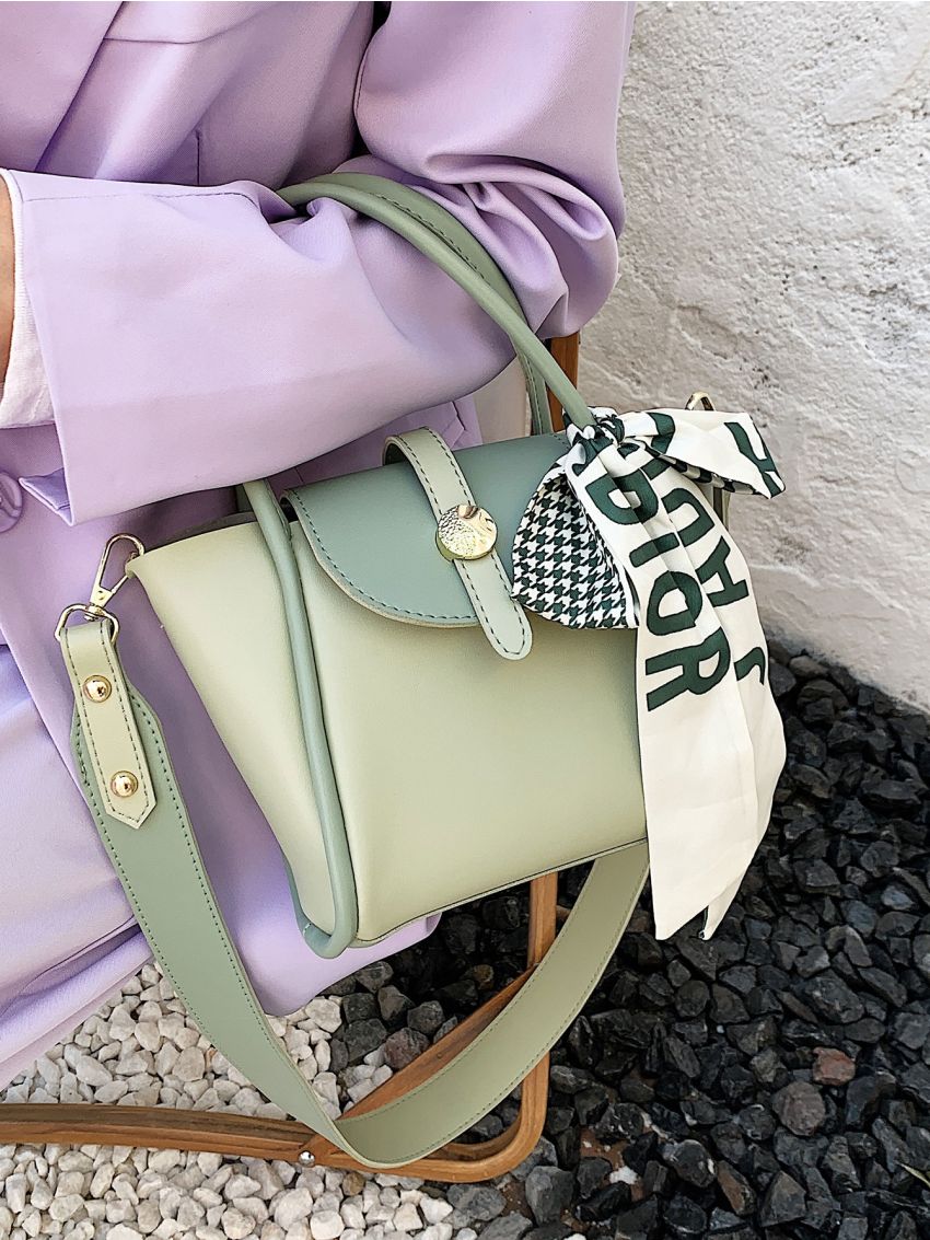 Twilly Scarf Decor Bucket Bag