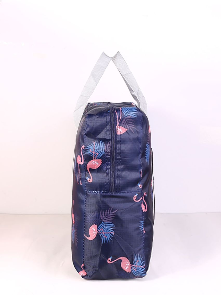 Flamingo & Tropical Print Duffel Bag