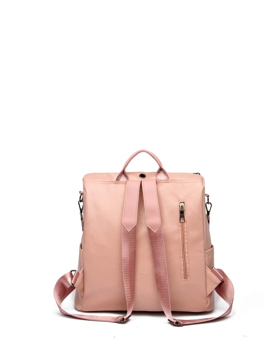 Double Zipper Detail Backpack