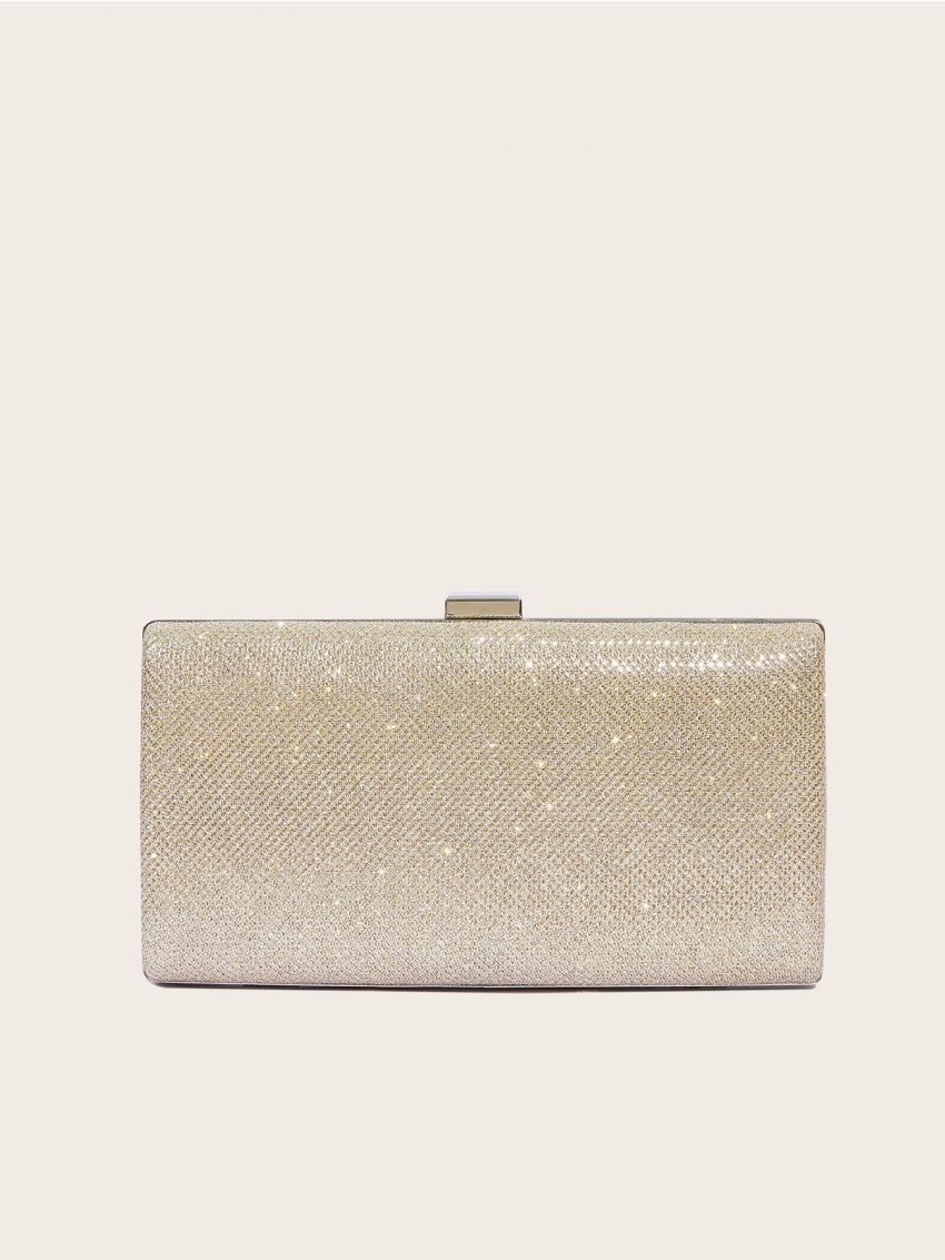 Glitter Chain Box Bag