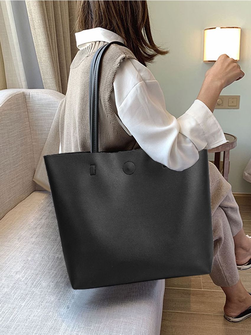 Minimalist Large Capacity Shoulder Tote Bag