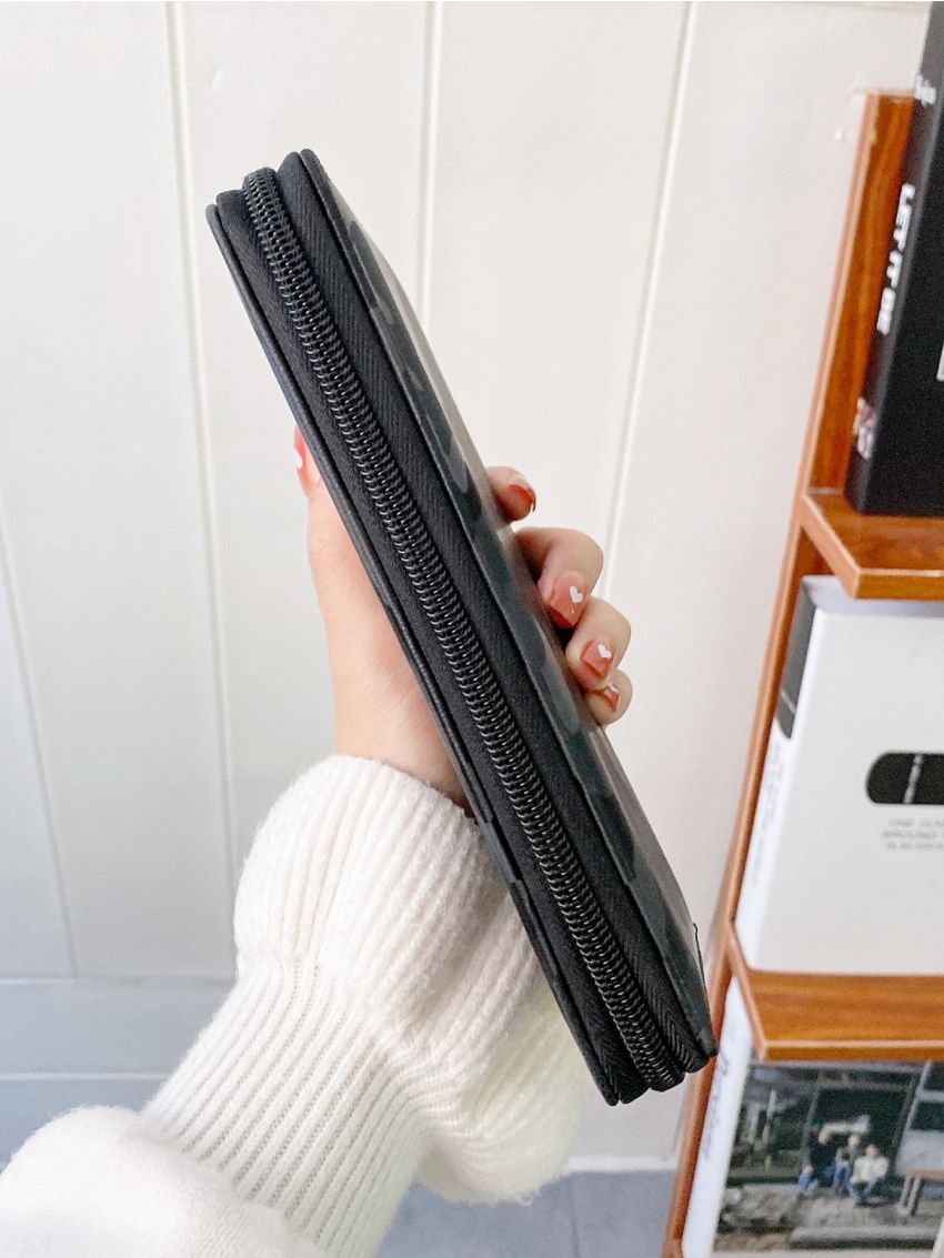 Camo Graphic Long Wallet