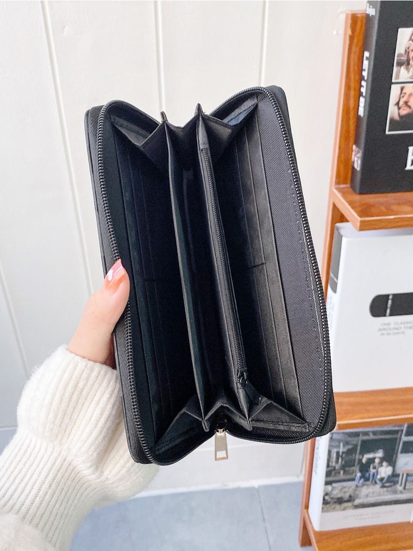 Camo Graphic Long Wallet