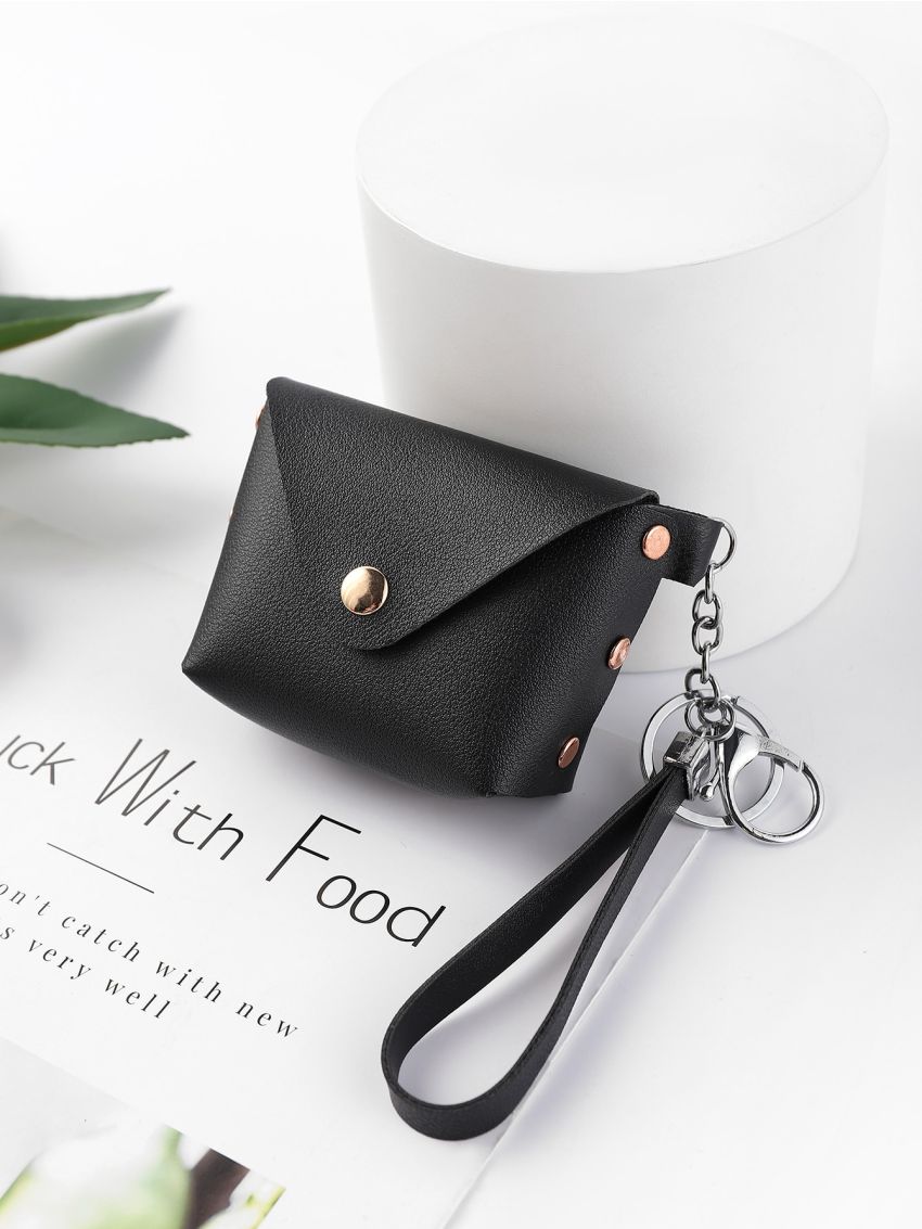 Studded Decor Coin Purse