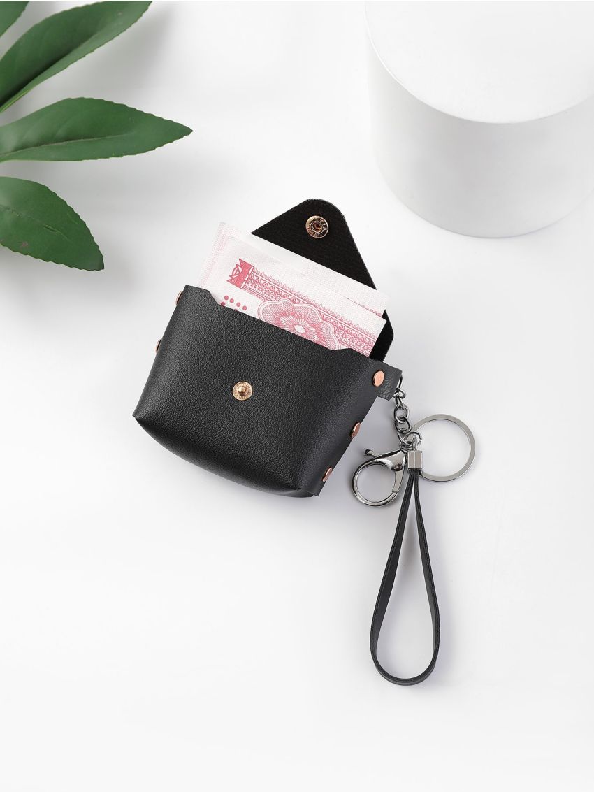 Studded Decor Coin Purse