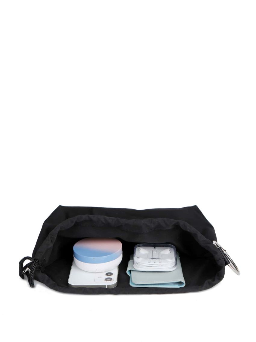 Butterfly Print Drawstring Design Chain Bucket Bag