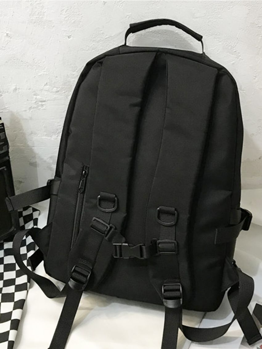 Multi-Compartment Release Buckle Detail Backpack