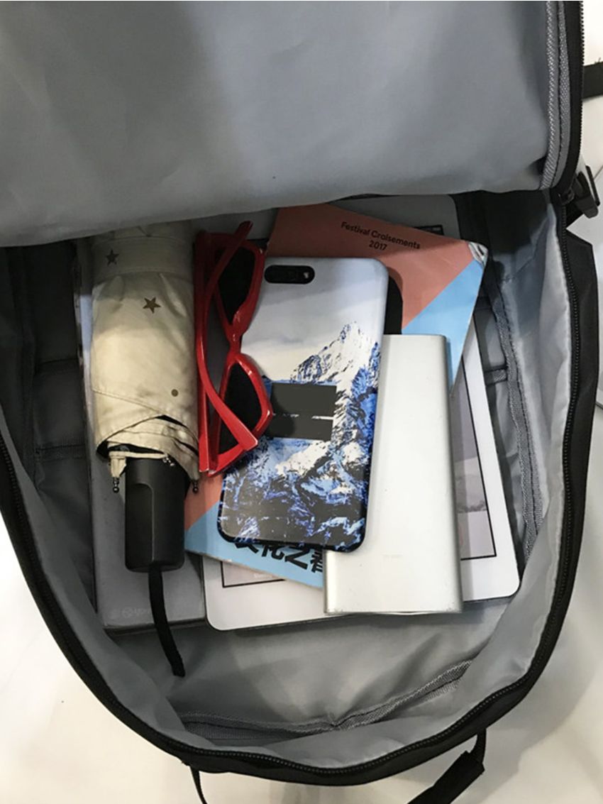 Multi-Compartment Release Buckle Detail Backpack