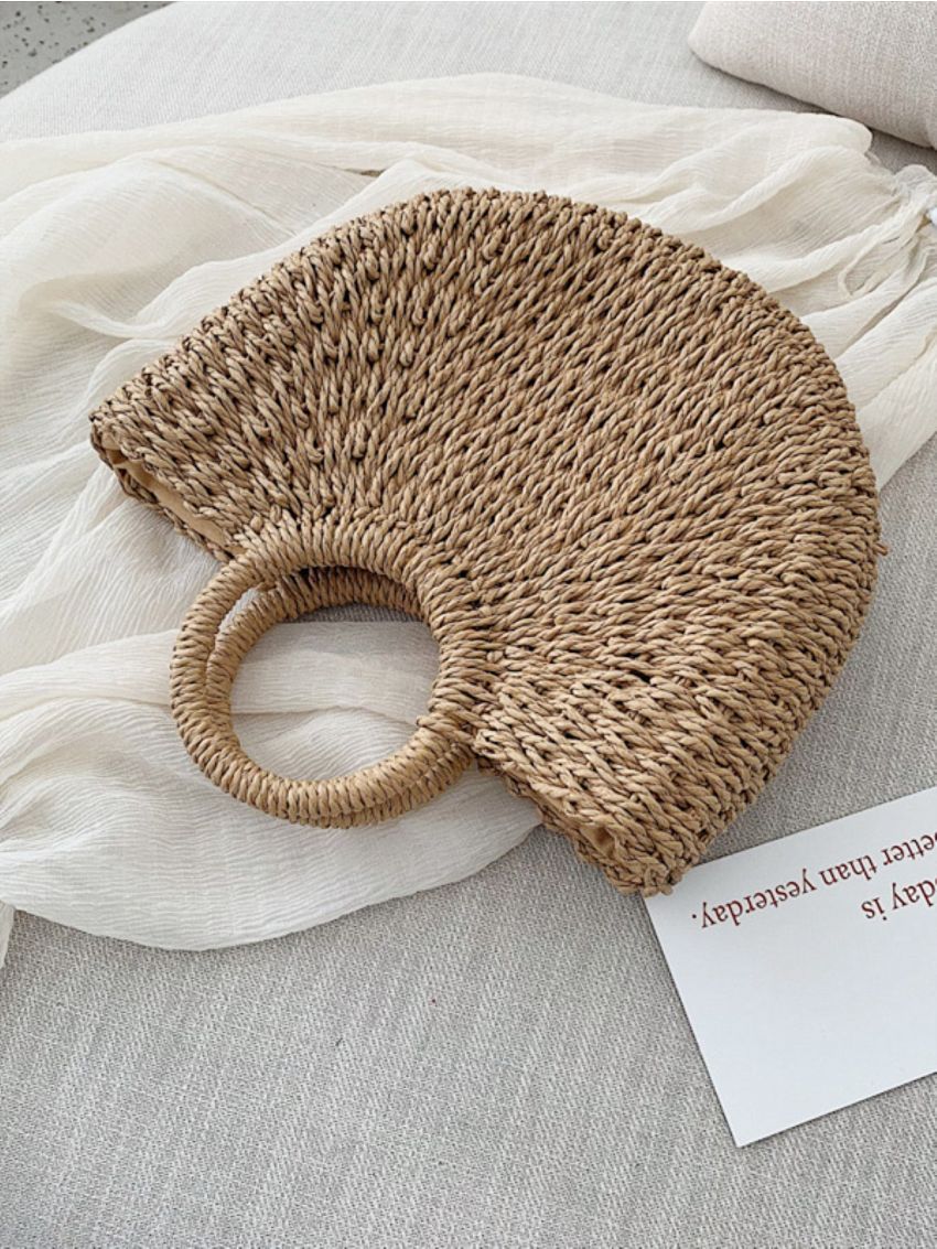 Minimalist Straw Bag