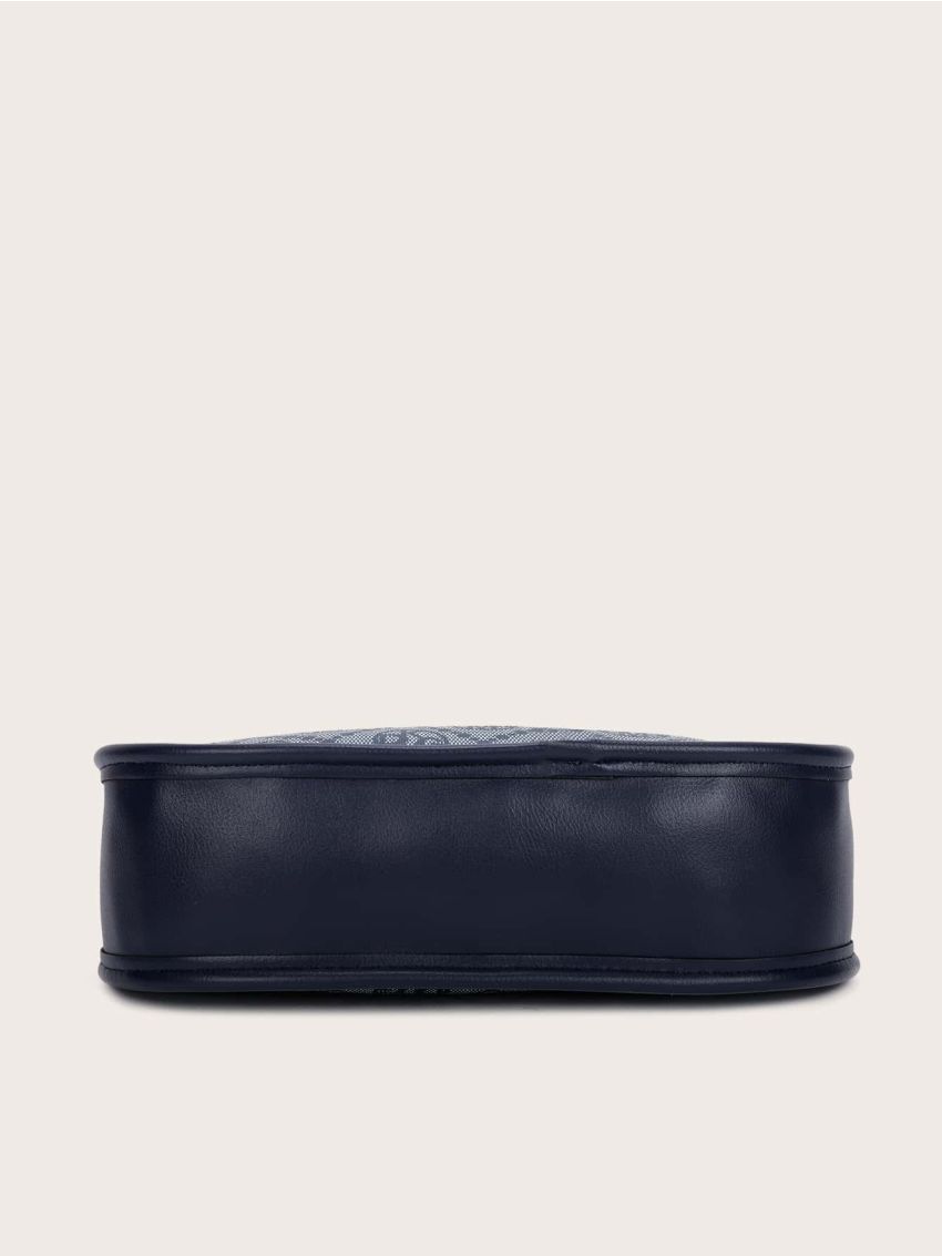 Graphic Colorblock Baguette Bag