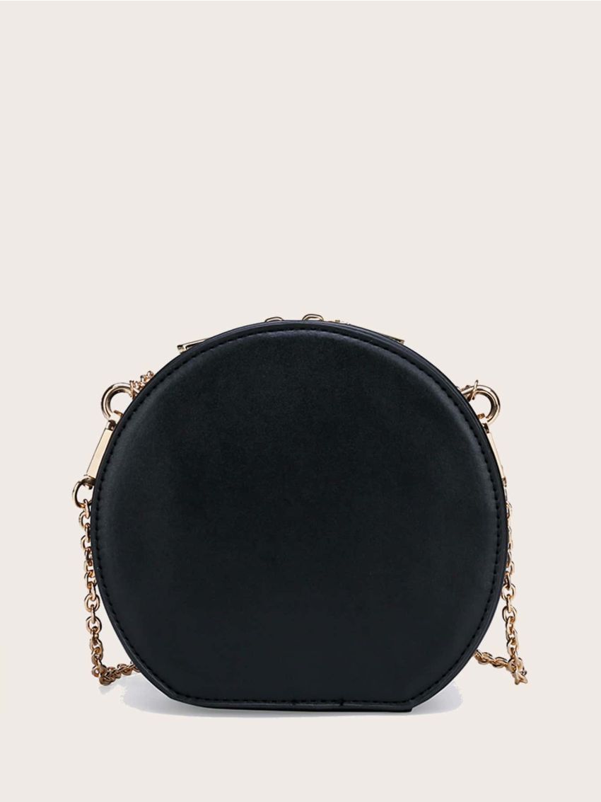 Mini Heart Decor Star Embroidery Crossbody Bag