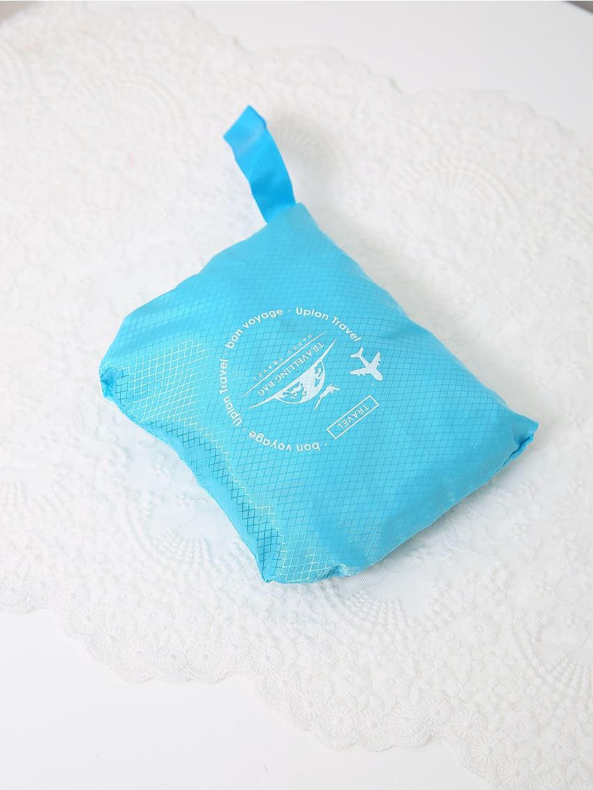 Letter Graphic Large Capacity Foldable Backpack