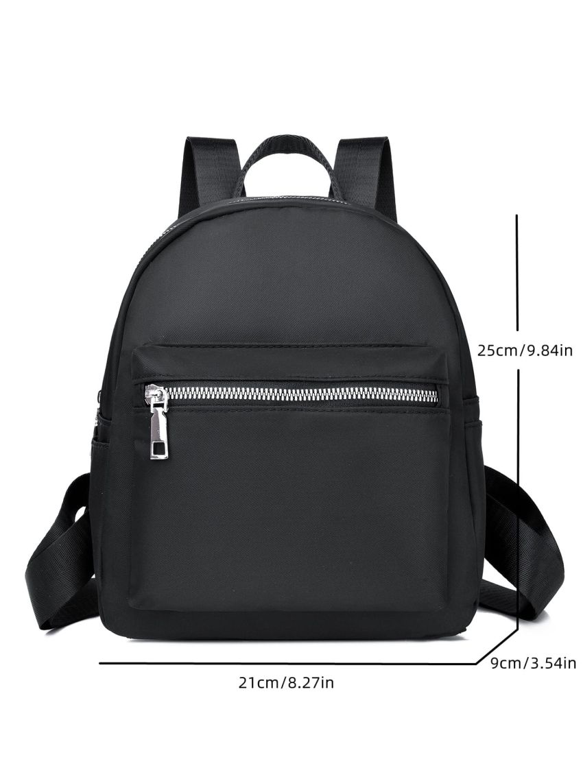 Minimalist Zipper Front Backpack