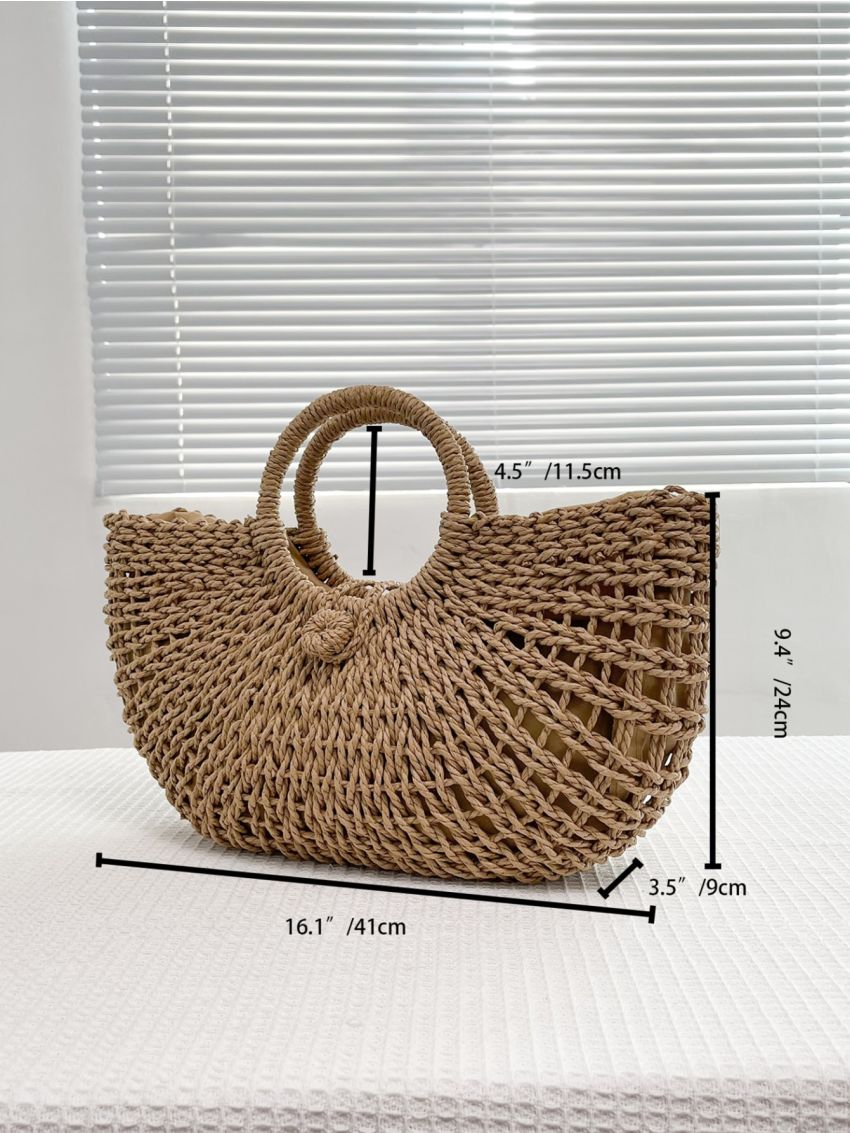Straw Tote Bag