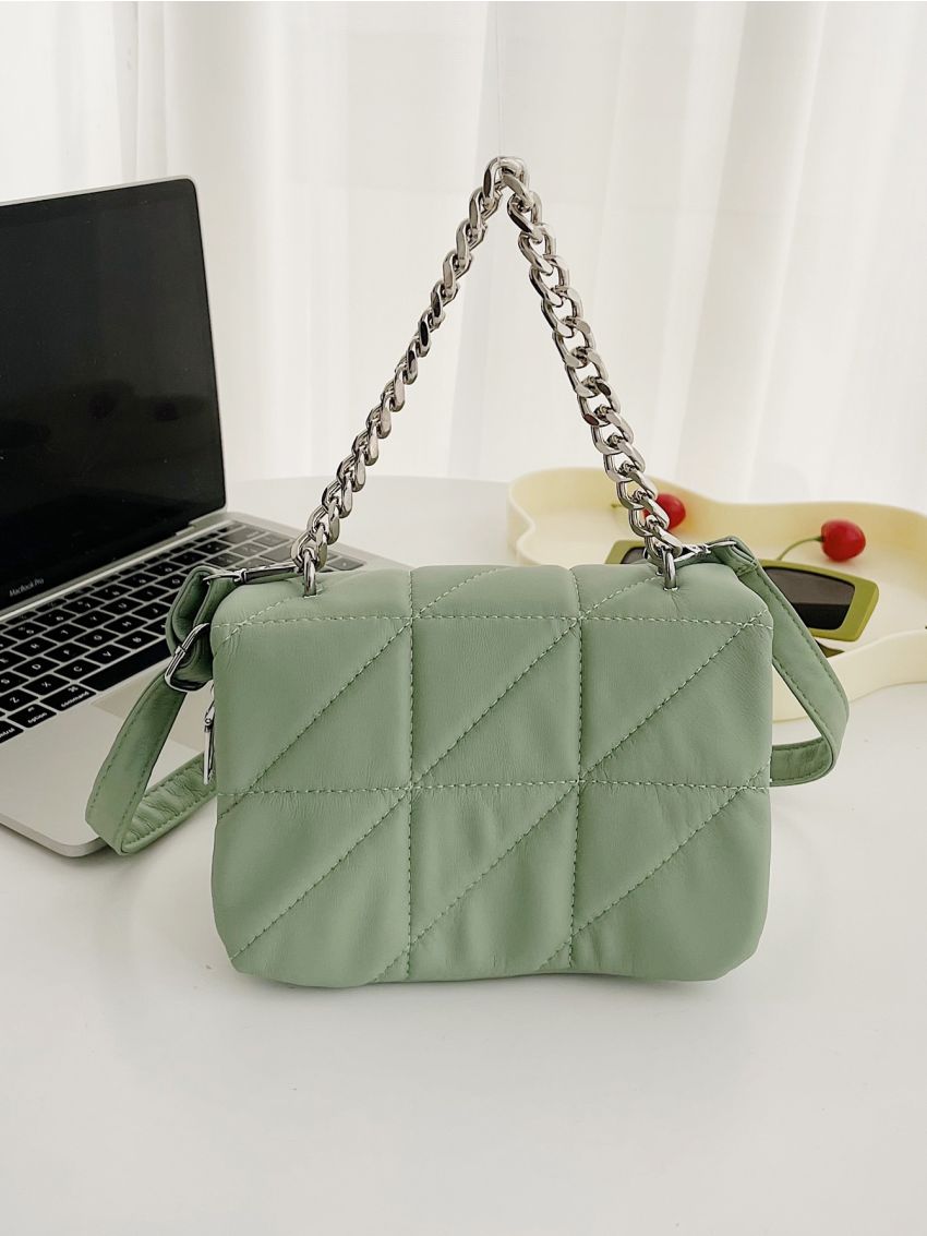 Mini Chain Decor Flap Square Bag