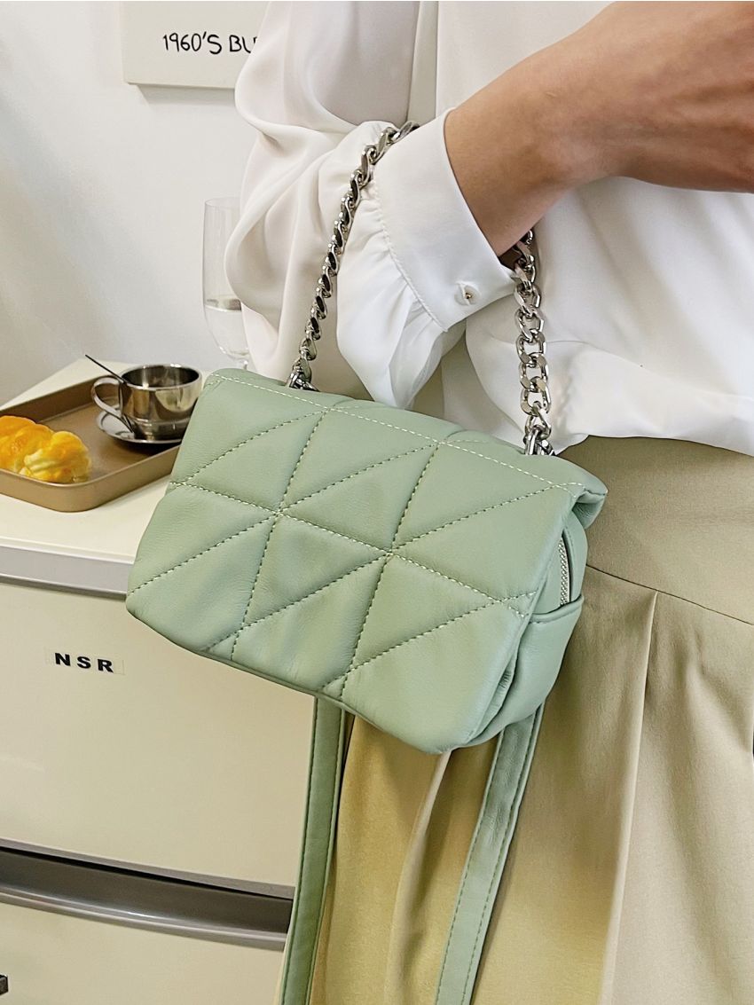 Mini Chain Decor Flap Square Bag