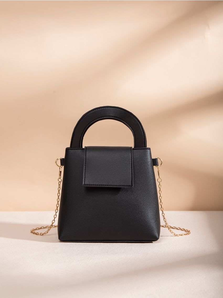 Mini Minimalist Chain Bucket Bag