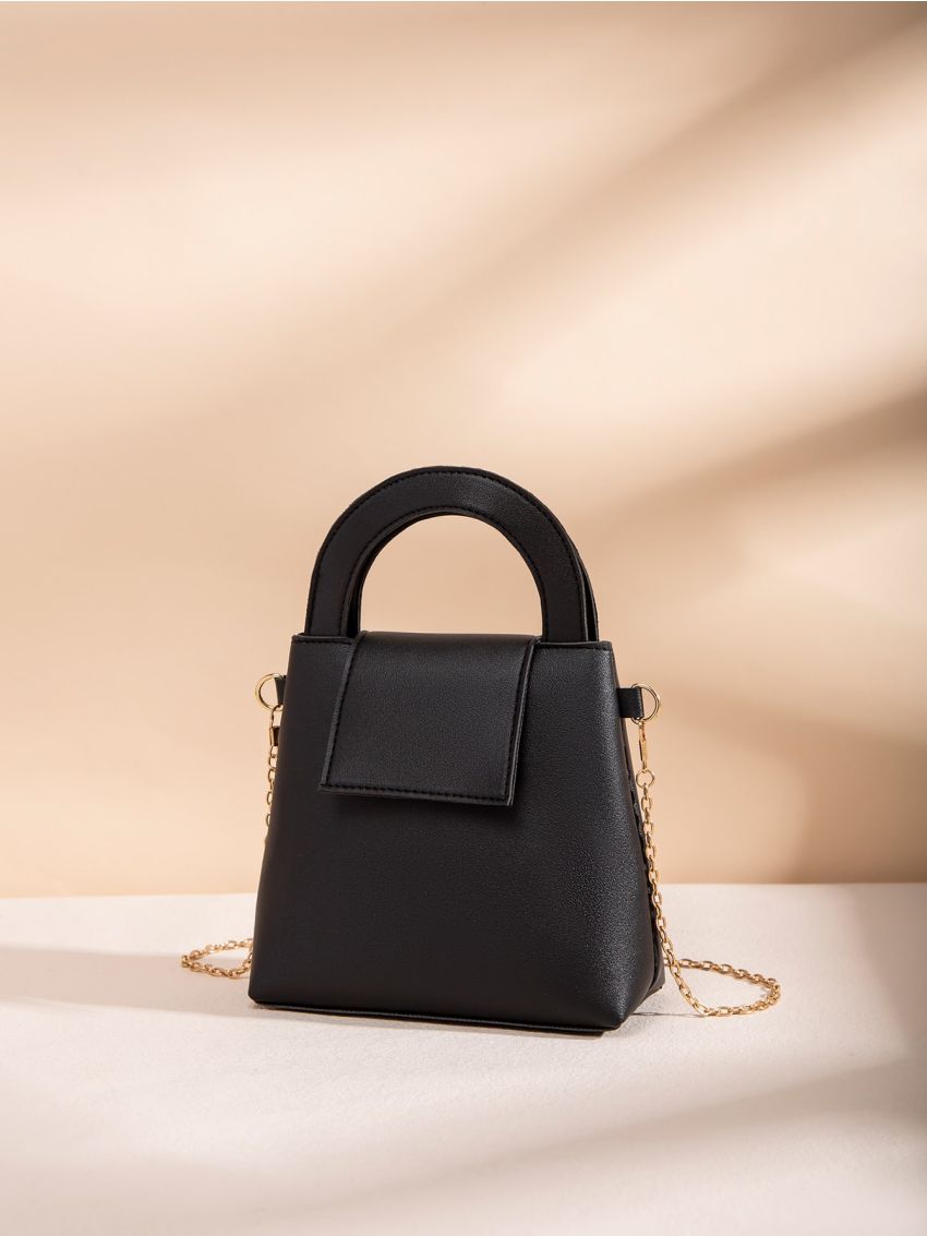 Mini Minimalist Chain Bucket Bag