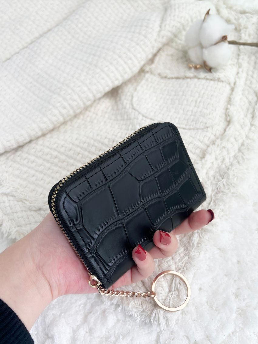 Crocodile Embossed Card Holder