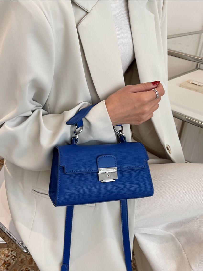 Mini Minimalist Metal Decor Square Bag