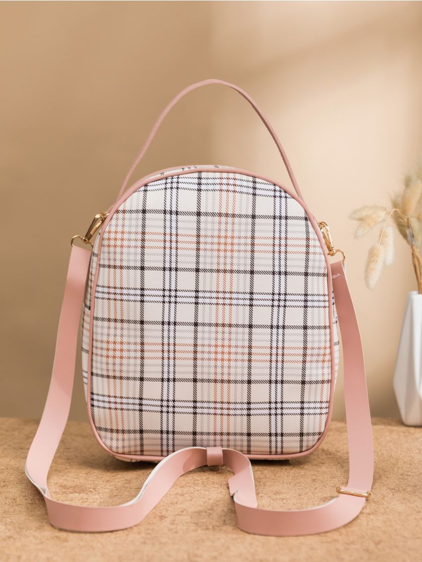 Plaid Pattern Classic Backpack