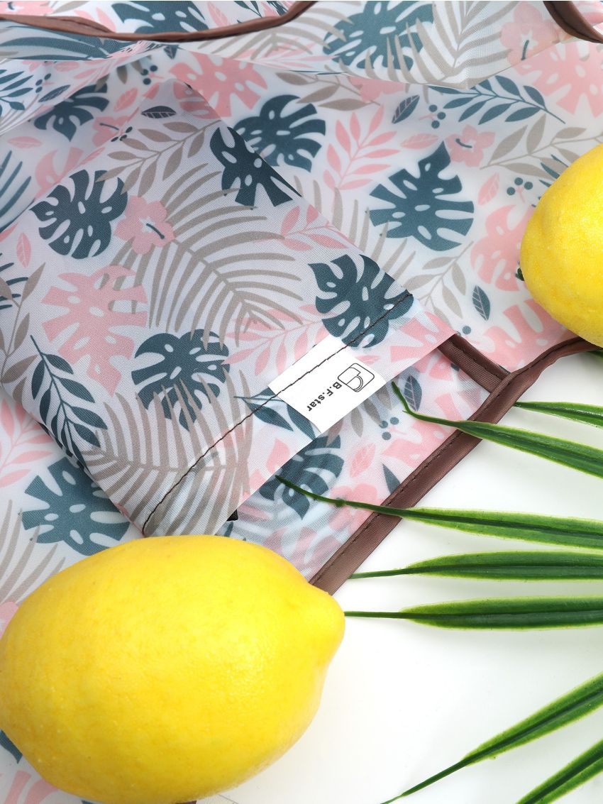 Plant Print Shopper Bag