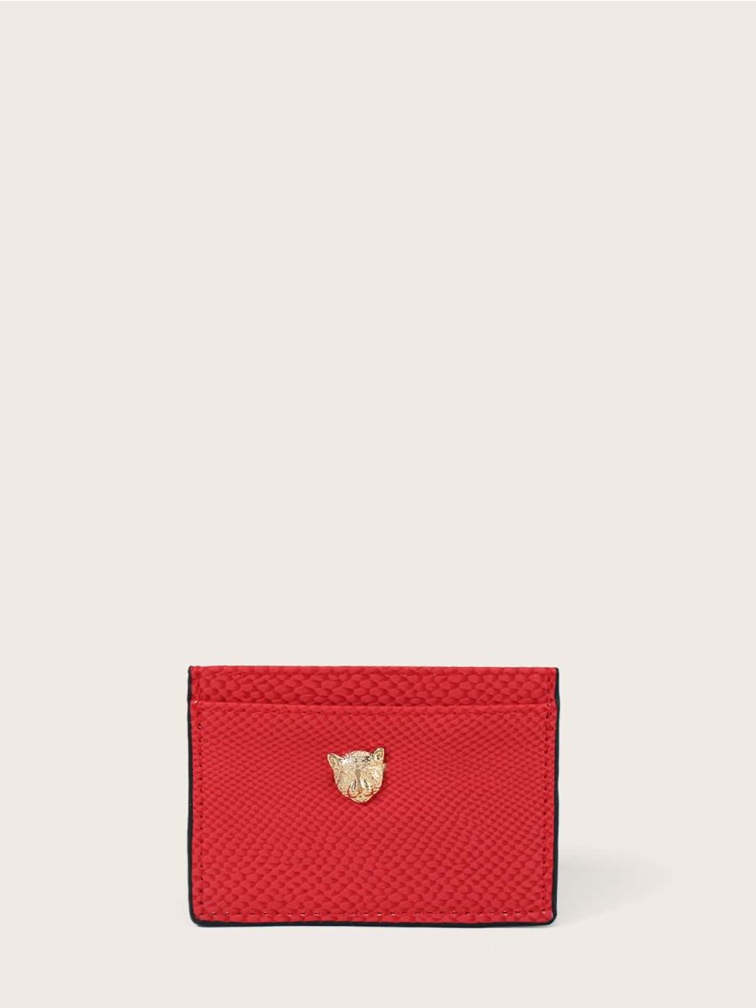 Metal Decor Embossed Detail Card Holder