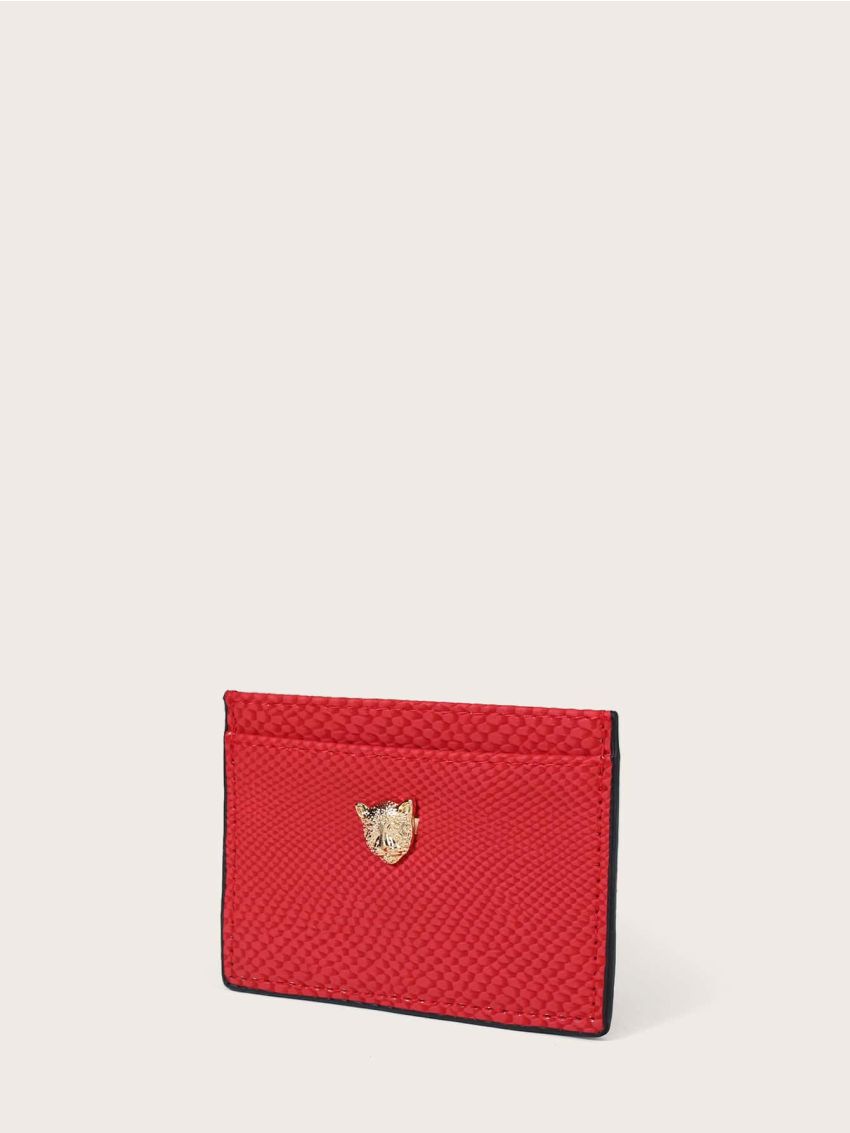 Metal Decor Embossed Detail Card Holder