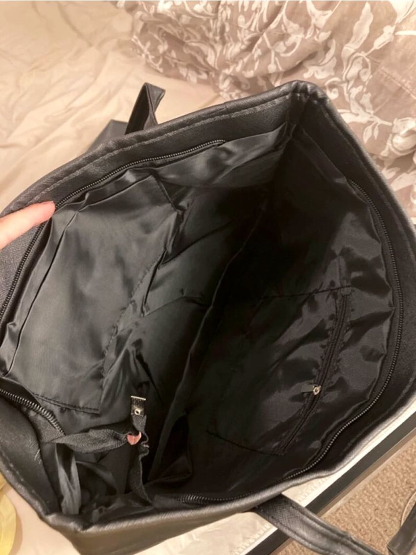 Minimalist PU Tote Bag