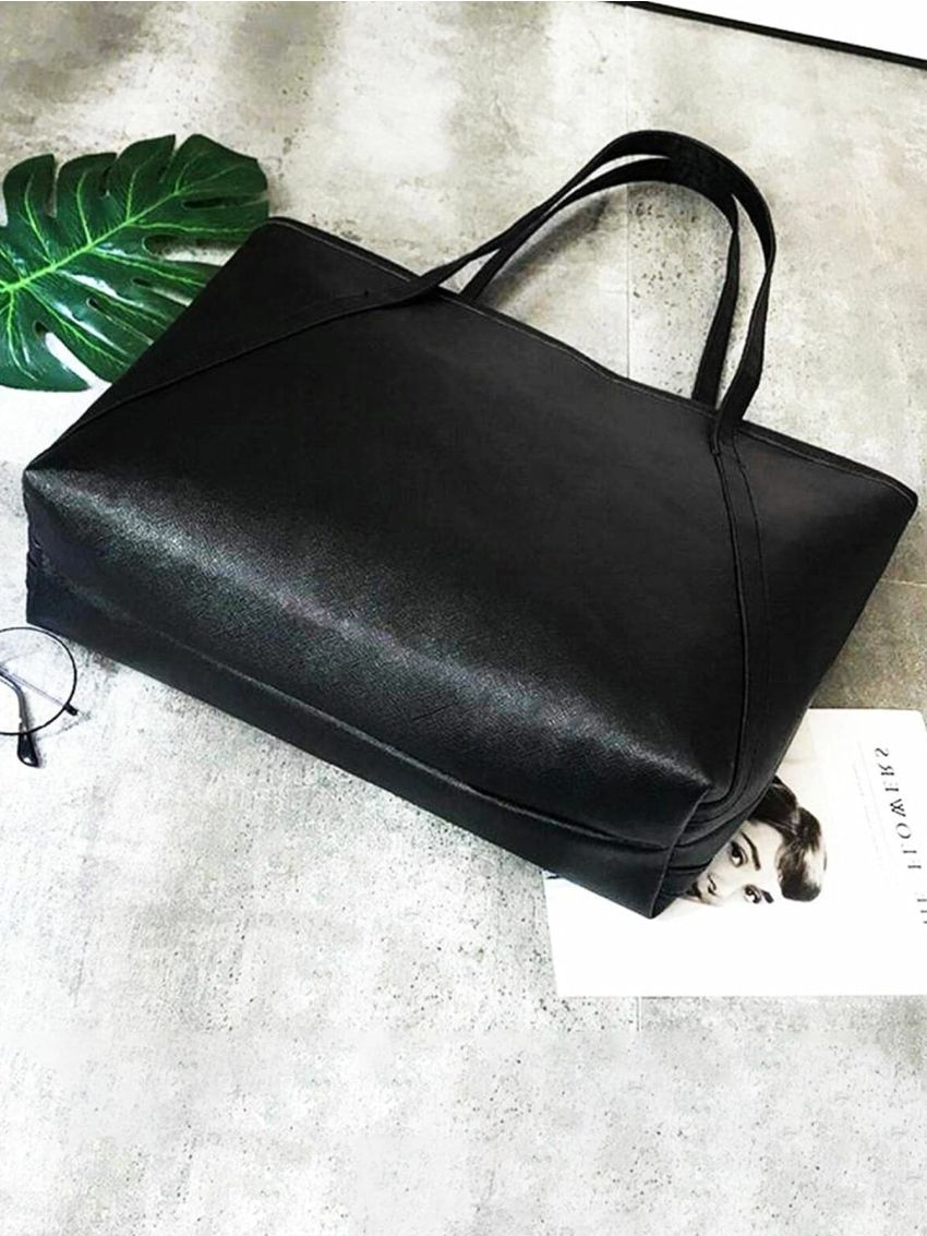 Minimalist PU Tote Bag