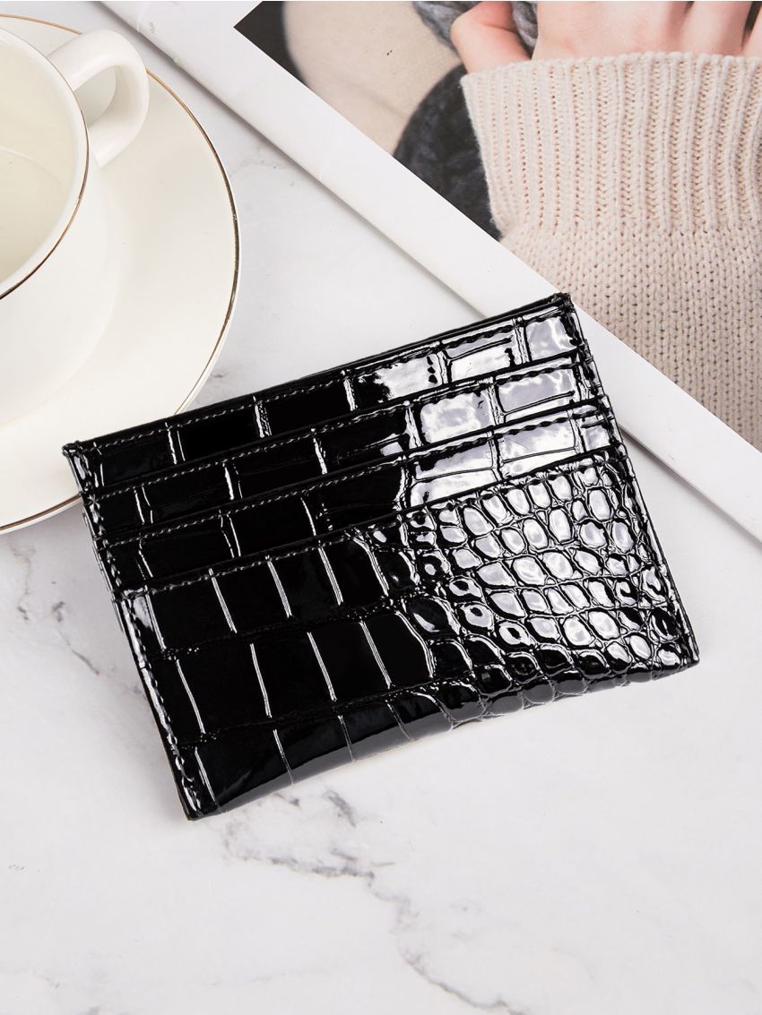 Snakeskin Pattern Purse With Card Holder