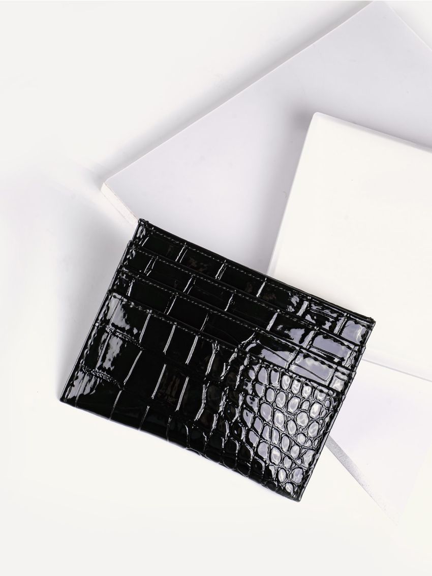 Snakeskin Pattern Purse With Card Holder