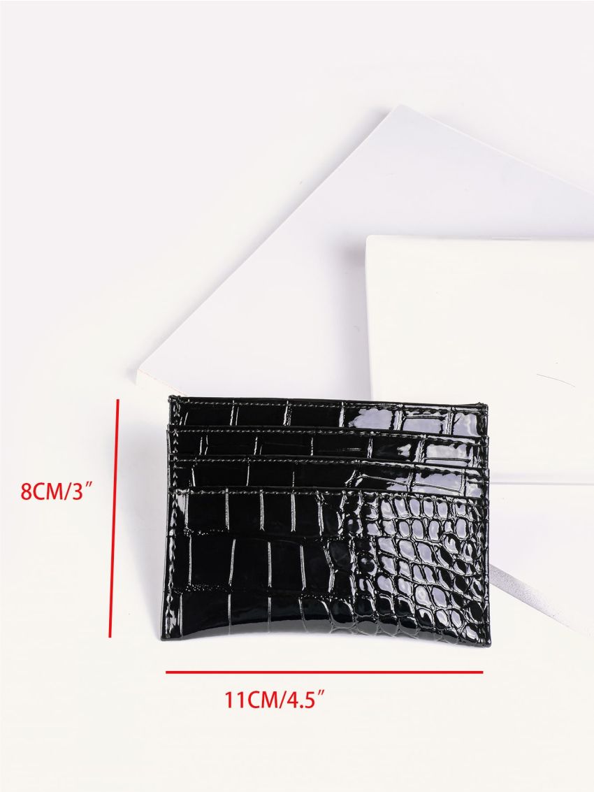 Snakeskin Pattern Purse With Card Holder