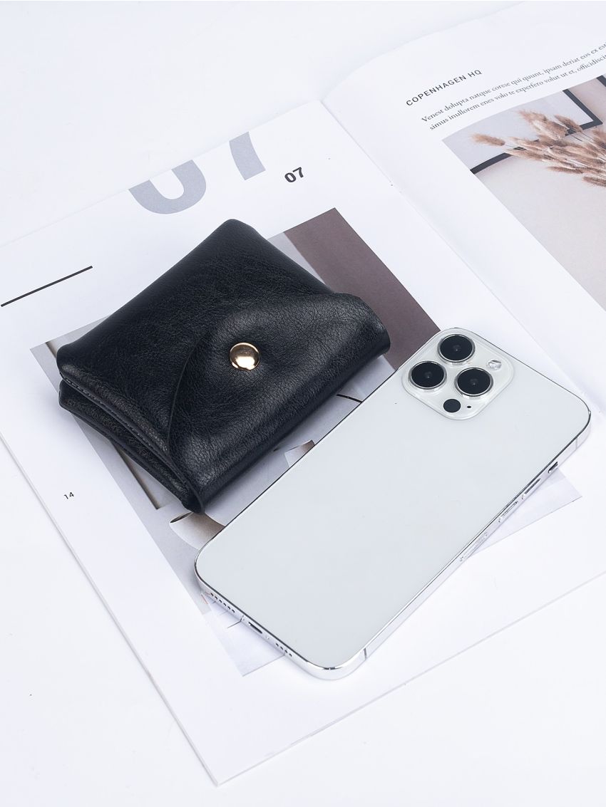 Snap Button Detail Coin Case
