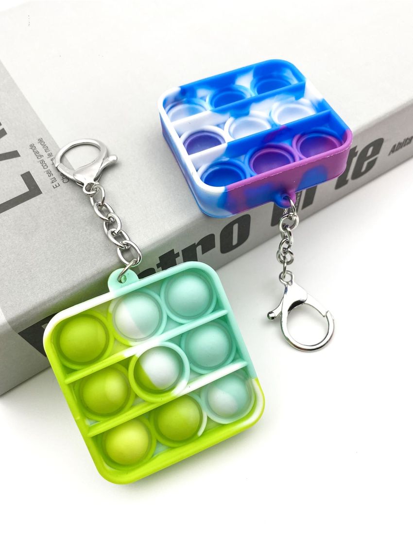 1pc Random Color Pop It Design Bag Charm