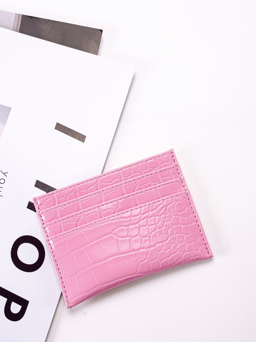 Crocodile Embossed Card Holder