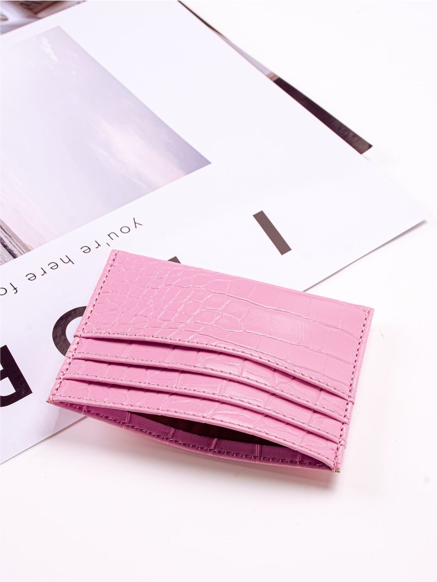 Crocodile Embossed Card Holder