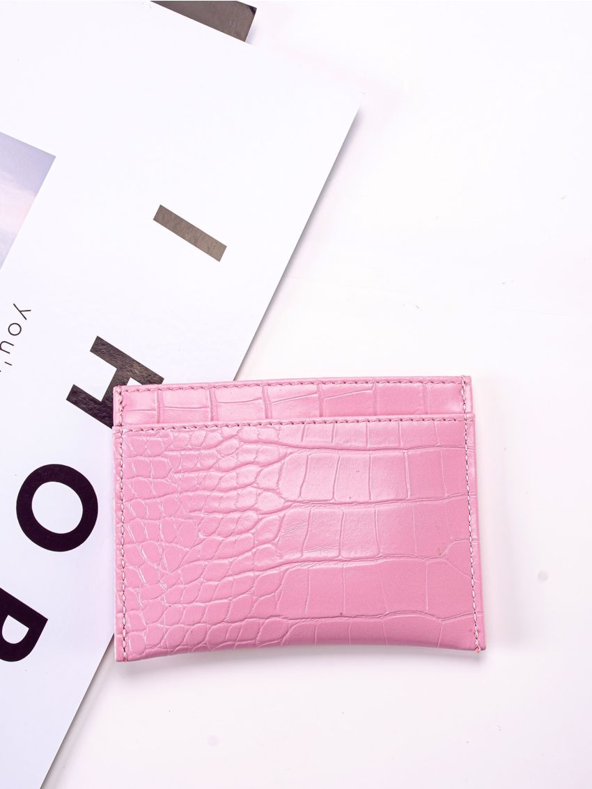 Crocodile Embossed Card Holder