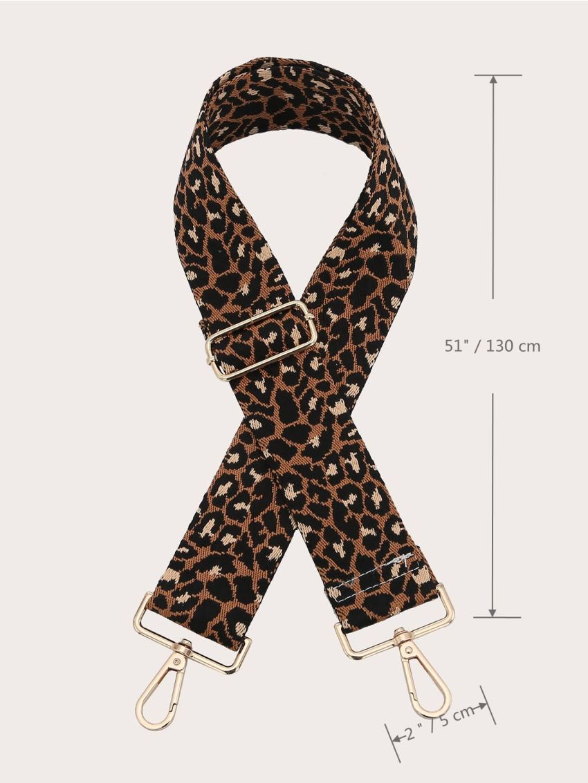 Colorblock Geo Graphic Bag Strap