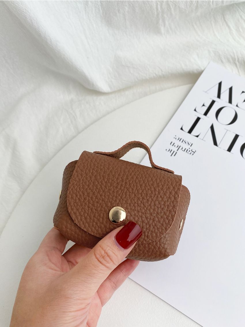 Mini Litchi Embossed Coin Purse