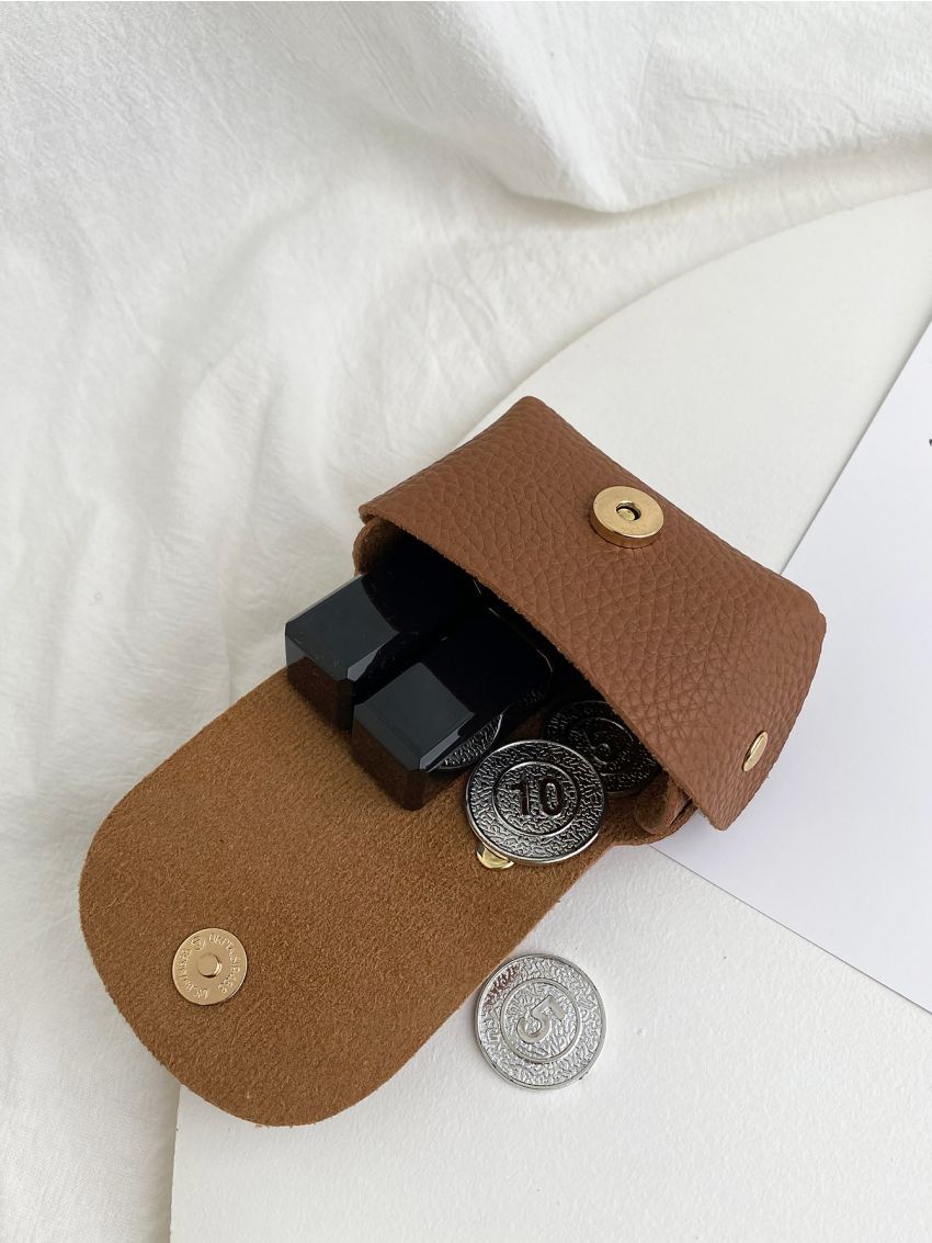 Mini Litchi Embossed Coin Purse