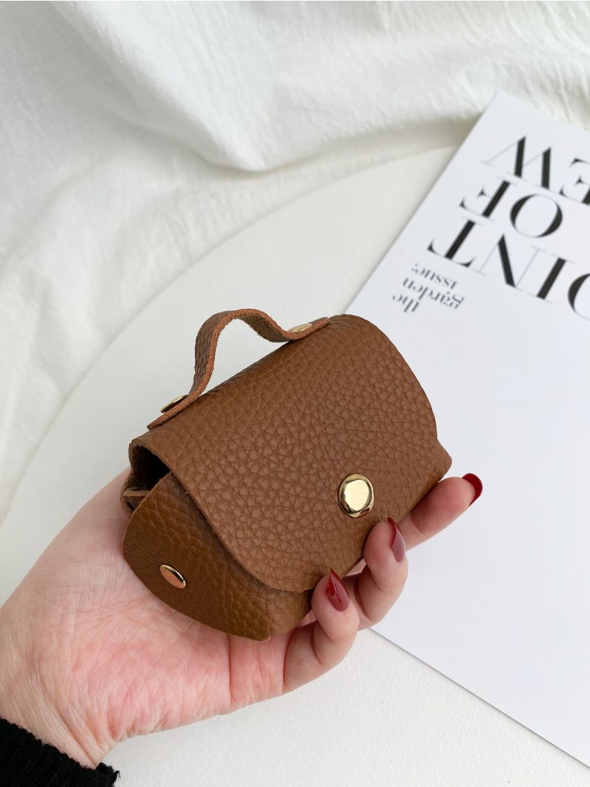 Mini Litchi Embossed Coin Purse