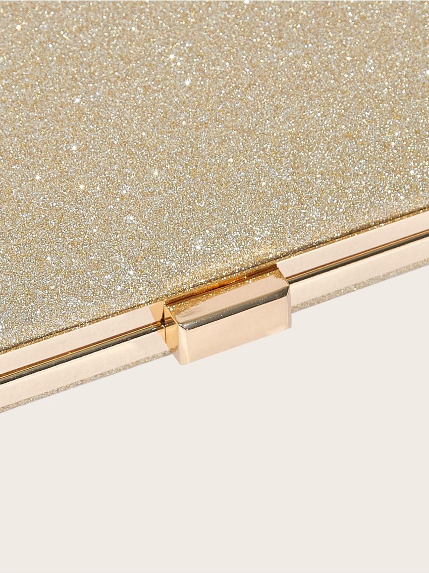 Mini Glitter Chain Box Bag