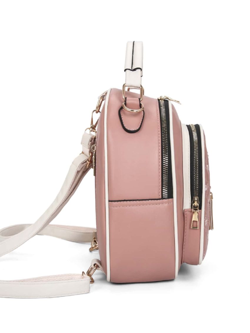 Heart & Tassel Detail Classic Backpack