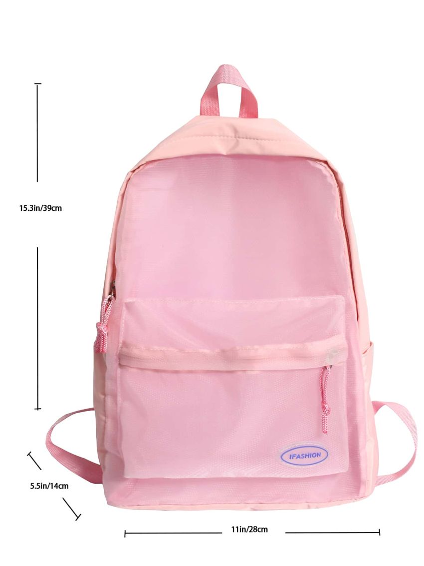 Pocket Front Design Oxford Backpack