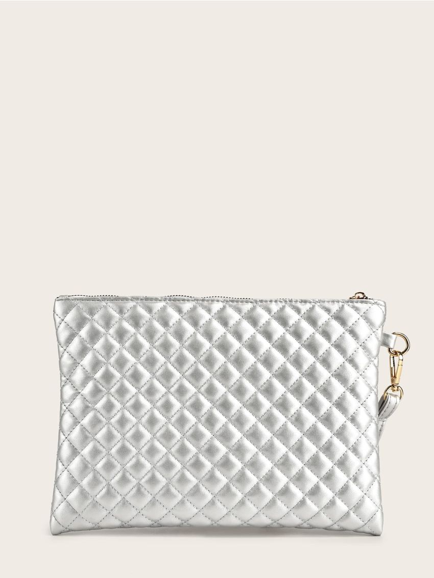 Quilted Pattern Square Bag